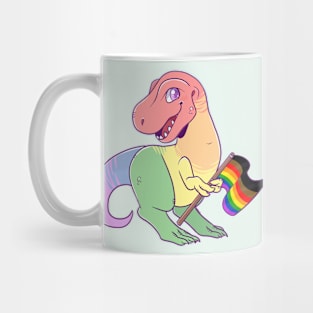 Gay pride Tyrannosaurus Mug